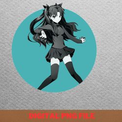 rin tohsaka radiant png, rin tohsaka png, fate stay night digital png files