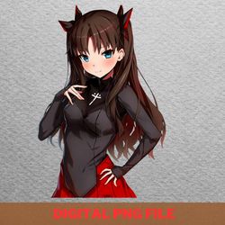 rin tohsaka resilient png, rin tohsaka png, fate stay night digital png files