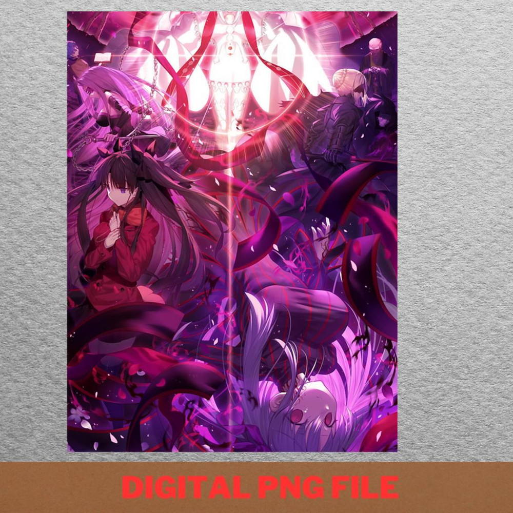 Rin Tohsaka Spirited PNG, Rin Tohsaka PNG, Fate Stay Night Digital Png Files.jpg