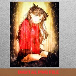 rin tohsaka stalwart png, rin tohsaka png, fate stay night digital png files