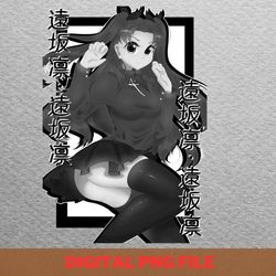 rin tohsaka style png, rin tohsaka png, fate stay night digital png files