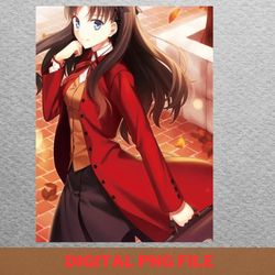 rin tohsaka wisdom png, rin tohsaka png, fate stay night digital png files