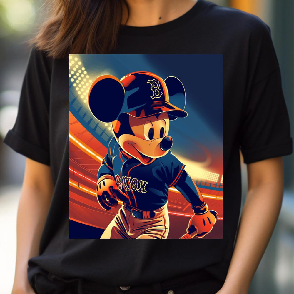 Mickey Mouse Vs Boston Red Sox Mickey Steals Base PNG, Micky Mouse PNG, Boston Red Sox Digital Png Files.jpg