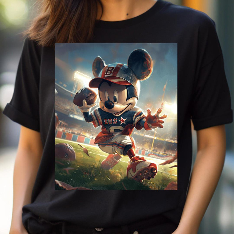 Mickey Mouse Vs Boston Red Sox Wally Walt Duel PNG, Micky Mouse PNG, Boston Red Sox Digital Png Files.jpg