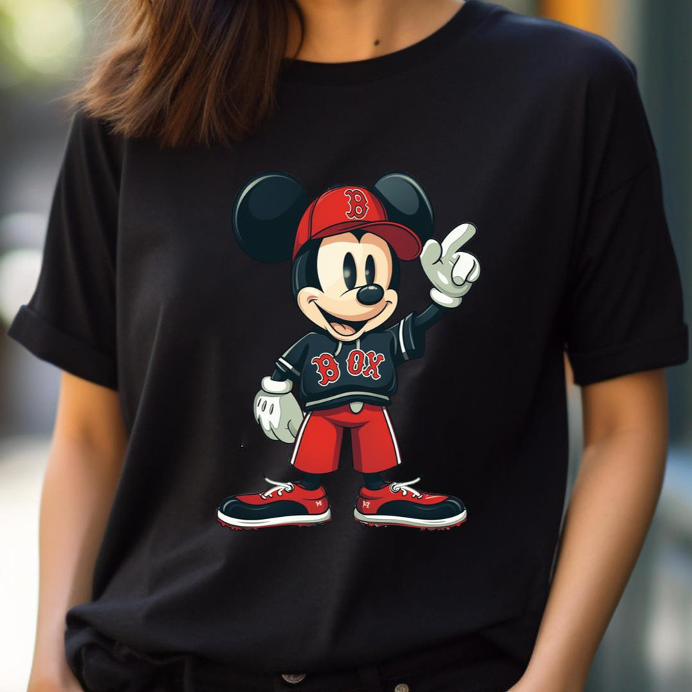Mickey Mouse Vs Boston Red Sox Mickey Bases Loaded PNG, Micky Mouse PNG, Boston Red Sox Digital Png Files.jpg