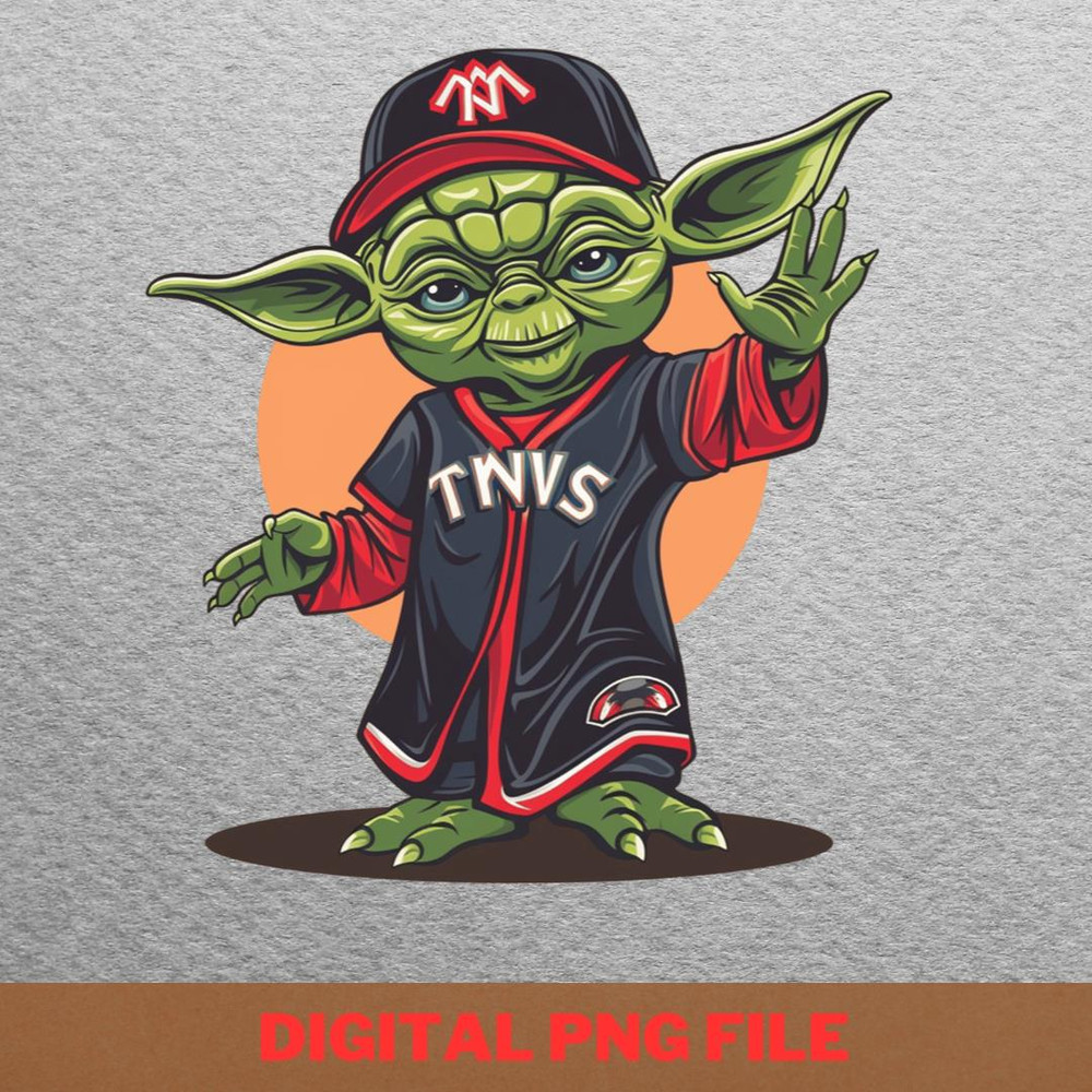Yoda Vs Minnesota Twins Wise Duel PNG, Yoda PNG, Minnesota Twins Digital Png Files.jpg