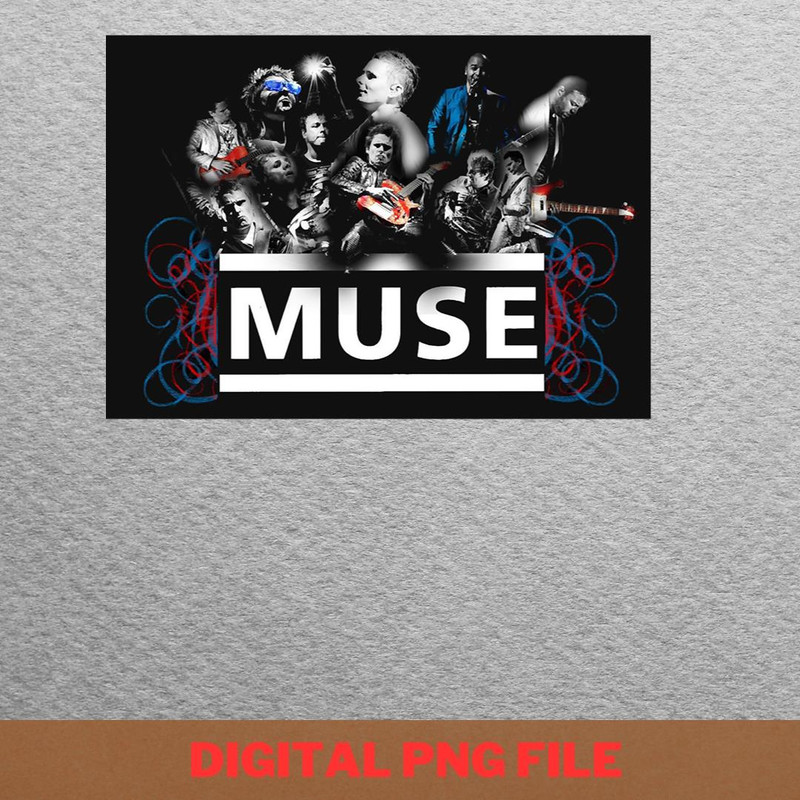 Muse Band Theatrical Performances PNG, Muse Band PNG, Matt Bellamy PNG.jpg