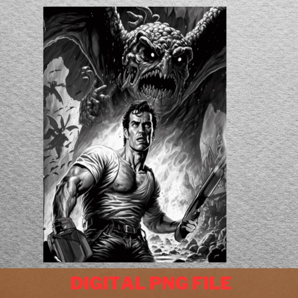 Ash Vs Evil Dead Inspiring PNG, Evil Dead PNG, Halloween Digital Png Files.jpg
