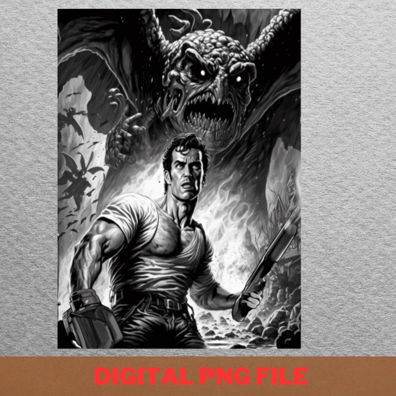 Ash Vs Evil Dead Inspiring PNG, Evil Dead PNG, Halloween Digital Png Files.jpg