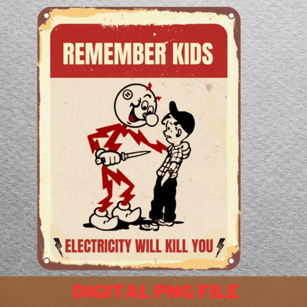 Electricity Will Kill You Hugely PNG, Electricity Will Kill You PNG, Kilowatt Digital Png Files.jpg