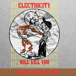 electricity will kill you immediately png, electricity will kill you png, kilowatt digital png files