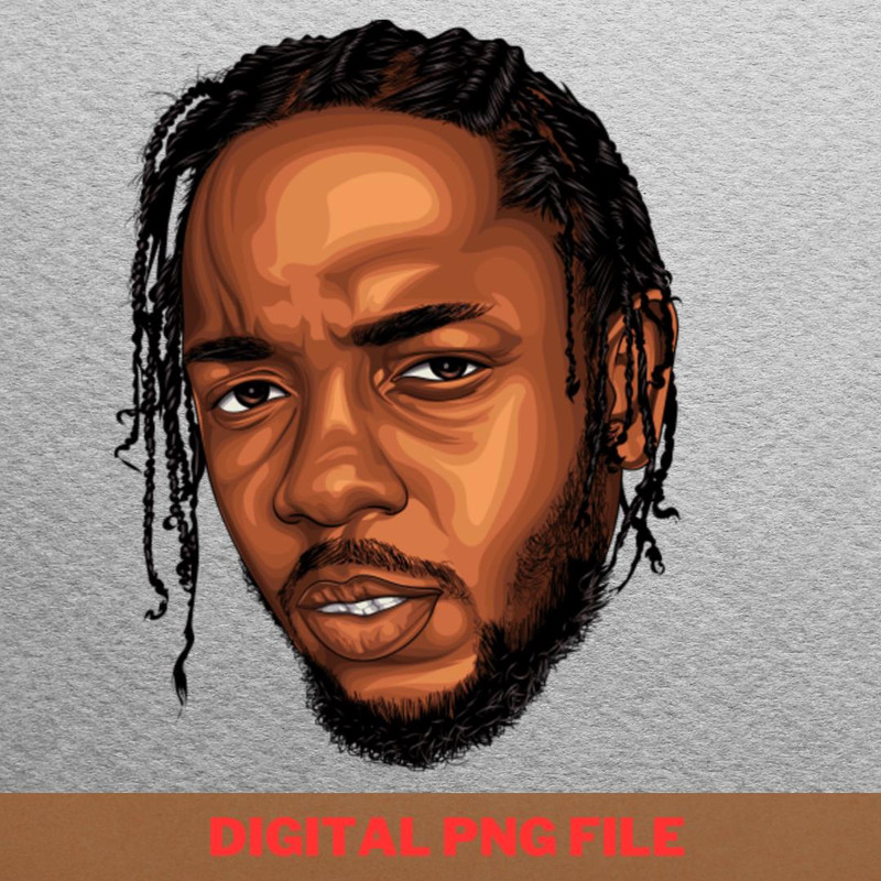 Kendrick Lamar Authentic PNG, Kendrick Lamar PNG, Hip Hop Digital Png Files.jpg