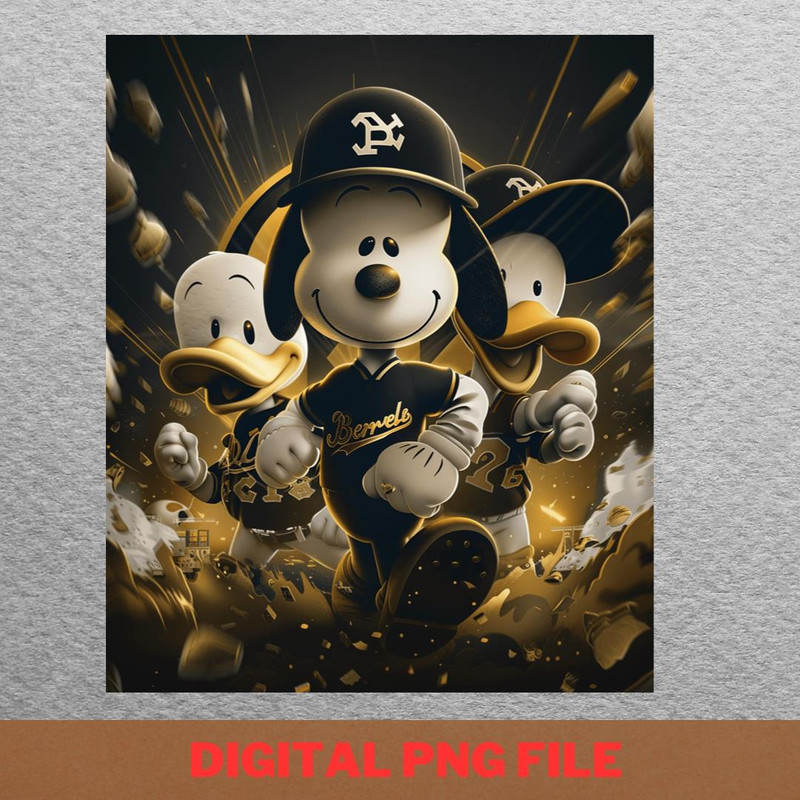 Snoopy Vs Milwaukee Brewers Beagle Bite PNG, Snoopy PNG, Milwaukee Brewers Digital Png Files.jpg