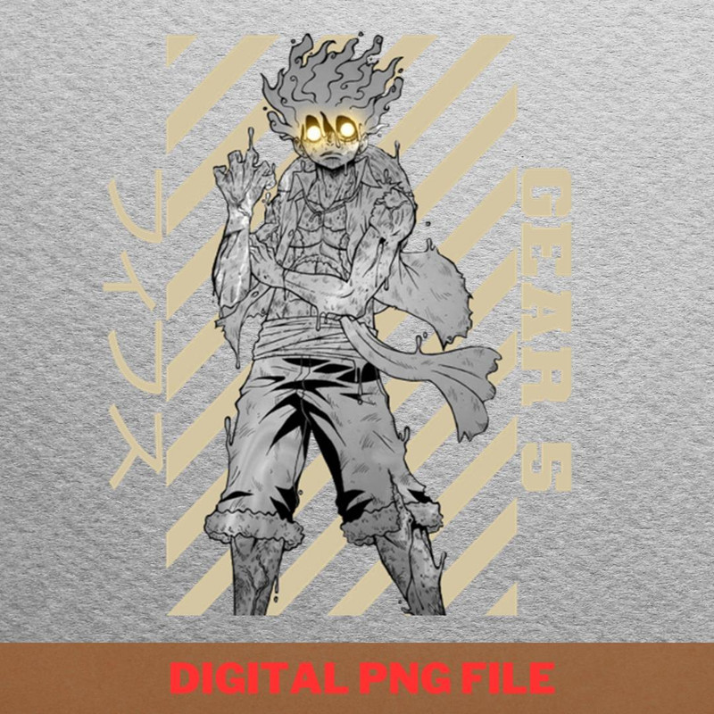 One Piece Enies Lobby Luffy Gear 5 PNG, One Piece PNG, Monkey D Luffy Digital.jpg