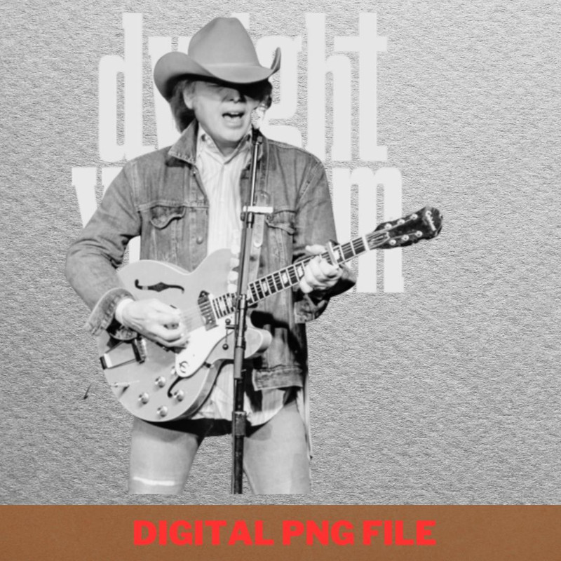 Dwight Yoakam Hard Work PNG, Dwight Yoakam PNG, Classic Rock Digital Png Files.jpg