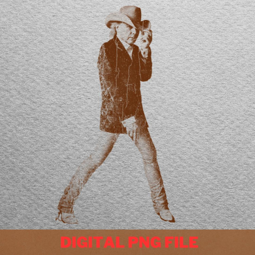Dwight Yoakam Knee Slides PNG, Dwight Yoakam PNG, Classic Rock Digital Png Files.jpg
