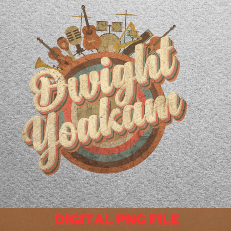 Dwight Yoakam Mellow Melodies PNG, Dwight Yoakam PNG, Classic Rock Digital Png Files.jpg