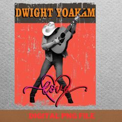 dwight yoakam moonlit night png, dwight yoakam png, classic rock digital png files