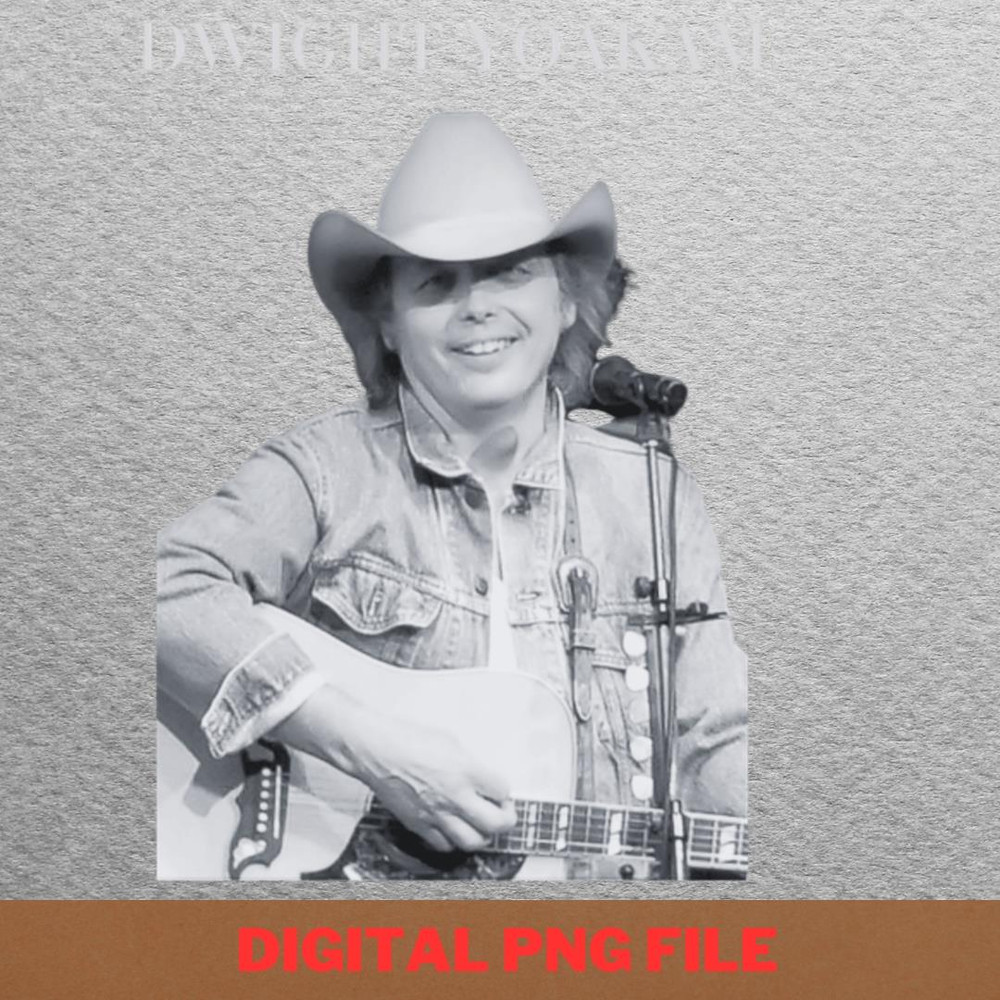 Dwight Yoakam Music Journey PNG, Dwight Yoakam PNG, Classic Rock Digital Png Files.jpg