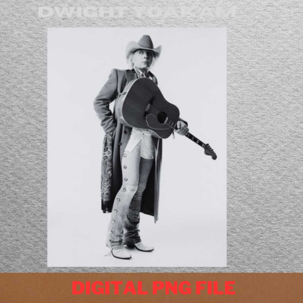Dwight Yoakam Timeless Tunes PNG, Dwight Yoakam PNG, Classic Rock Digital Png Files.jpg