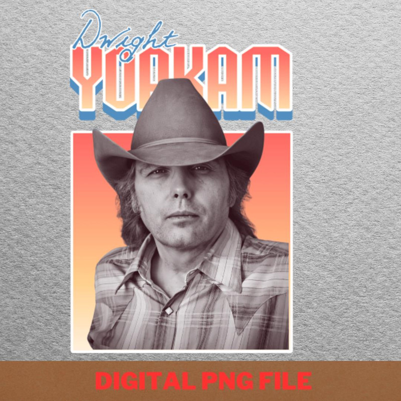 Dwight Yoakam Under Stars PNG, Dwight Yoakam PNG, Classic Rock Digital Png Files.jpg
