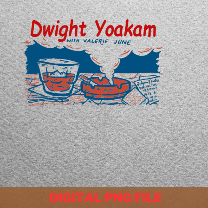 Dwight Yoakam Vintage Tunes PNG, Dwight Yoakam PNG, Classic Rock Digital Png Files.jpg