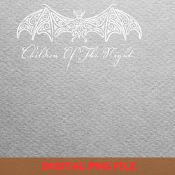 midnight terror awaits png, dracula halloween png, vampire digital png files