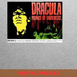 sinister nightfall scene png, dracula halloween png, vampire digital png files