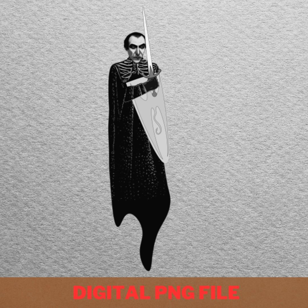 Deadly Gothic Legends PNG, Dracula Halloween PNG, Vampire Digital Png Files.jpg