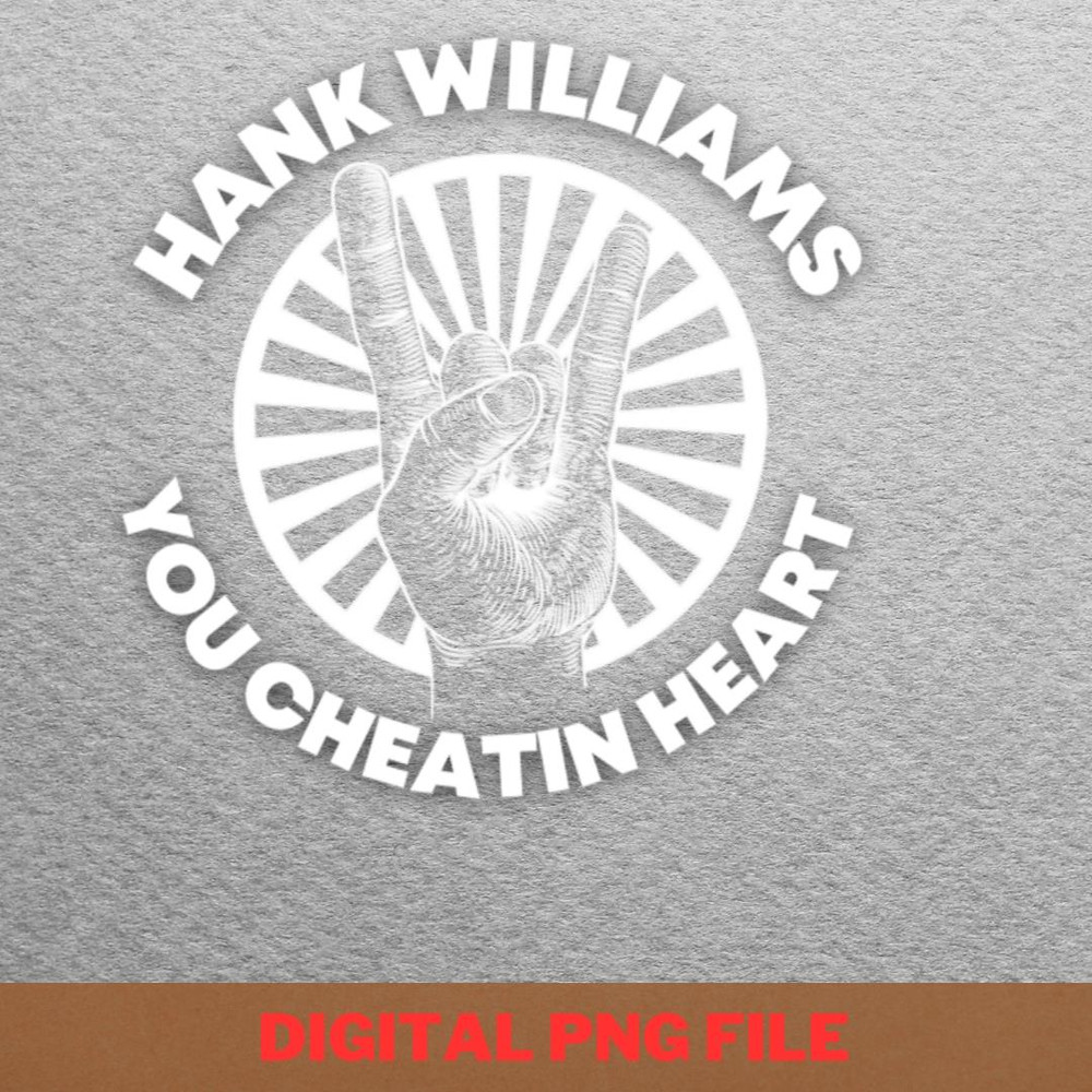 Hank Williams Country Honors PNG, Hank Williams PNG, Outlaw Country Digital Png Files.jpg