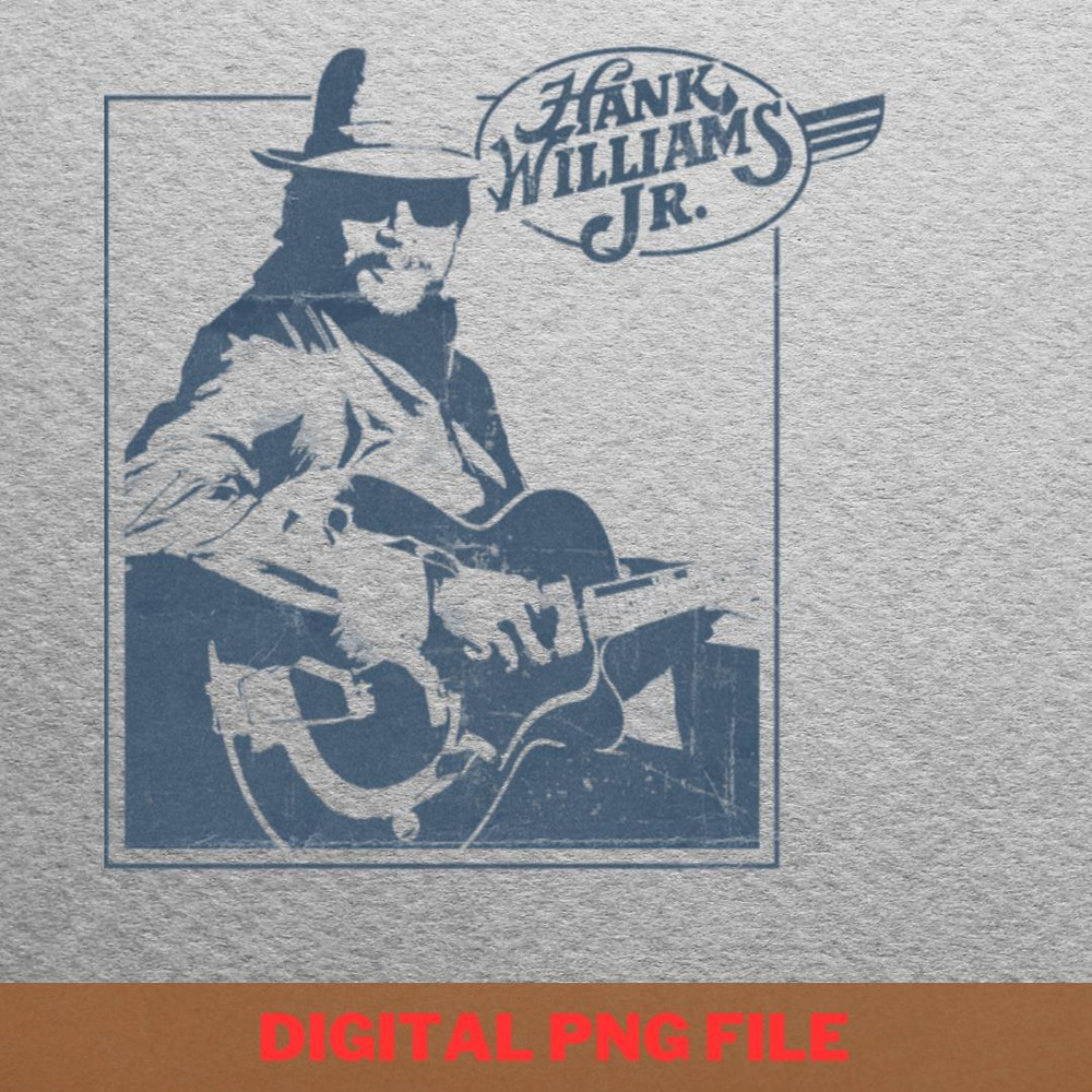 Hank Williams Country Pioneer PNG, Hank Williams PNG, Outlaw Country Digital Png Files.jpg