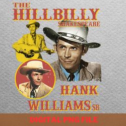 hank williams delta blues influence png, hank williams png, outlaw country digital png files