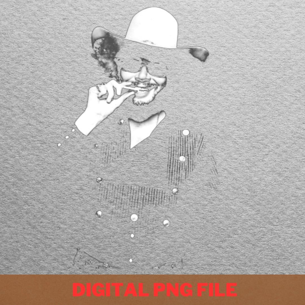 Hank Williams Musical Mourning PNG, Hank Williams PNG, Outlaw Country Digital Png Files.jpg