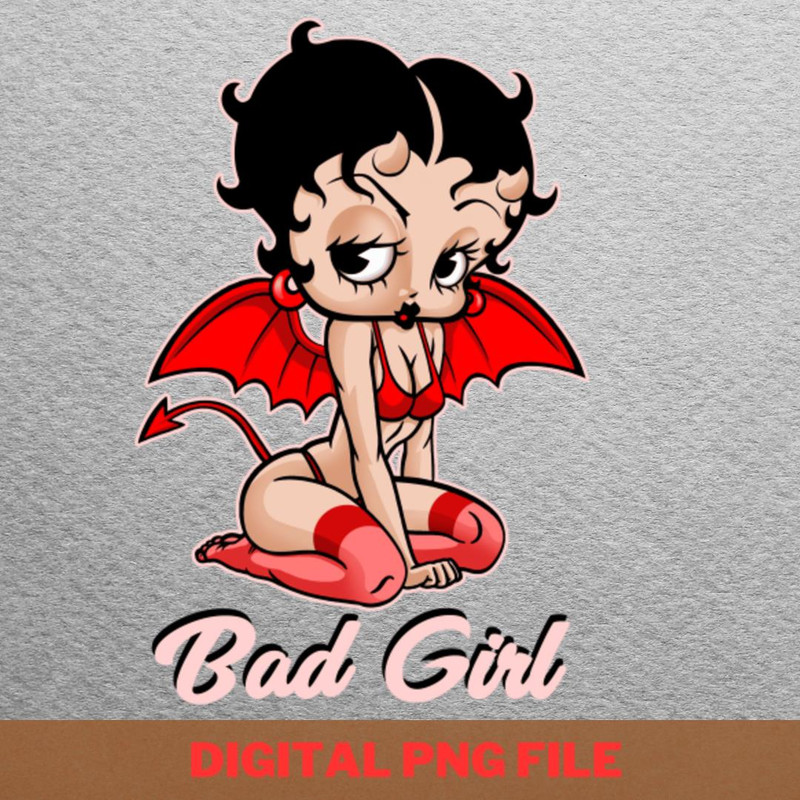 Betty Boop Bad Girl - Betty Boop Dreams PNG, Betty Boop PNG, Patent Image Digital Png Files.jpg
