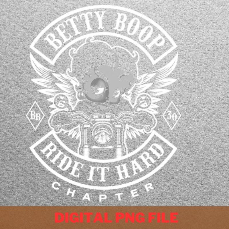 Betty Boop Biker - Betty Boop Fashion PNG, Betty Boop PNG, Patent Image Digital Png Files.jpg
