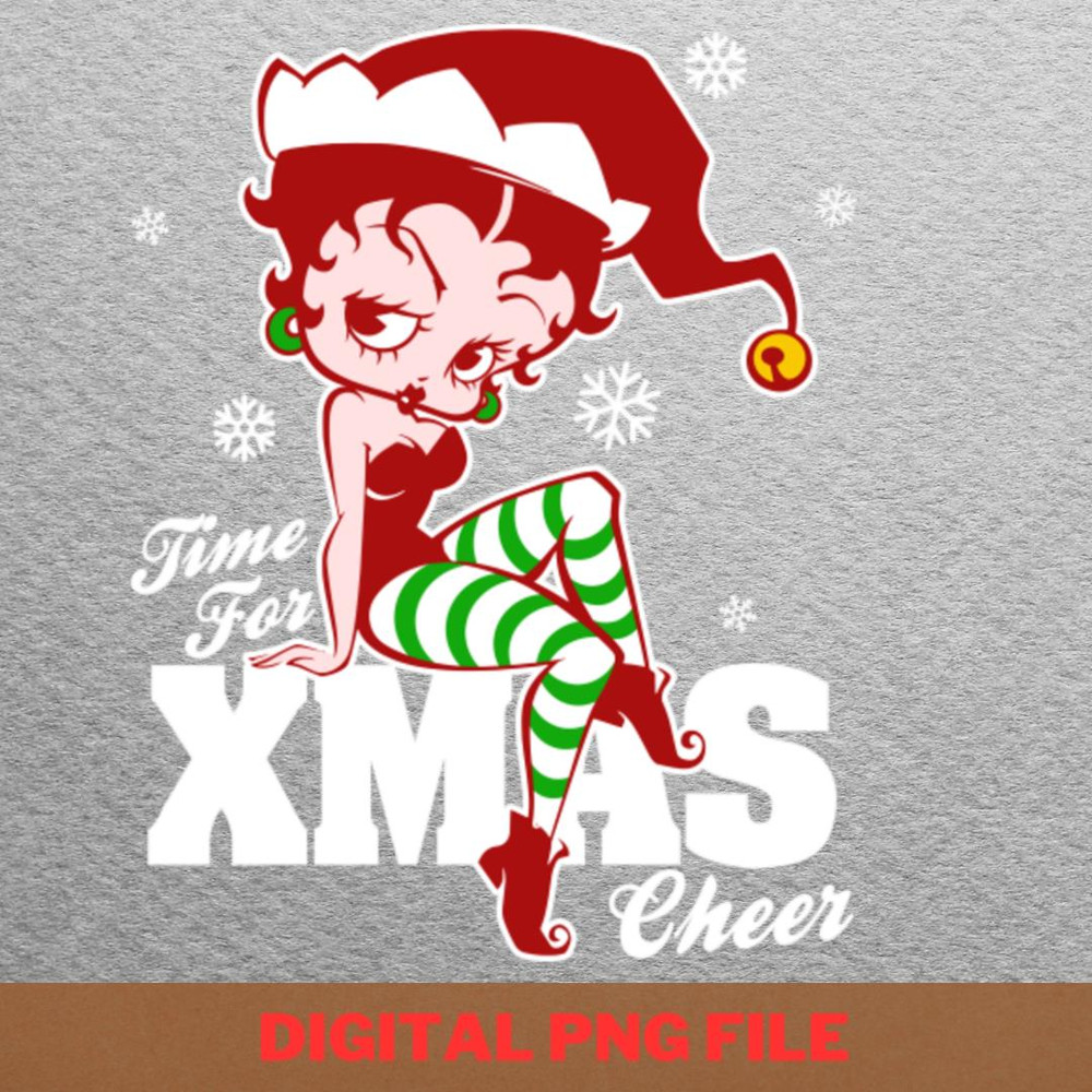 Betty Boop Christmas - Betty Boop Sparkle PNG, Betty Boop PNG, Patent Image Digital Png Files.jpg