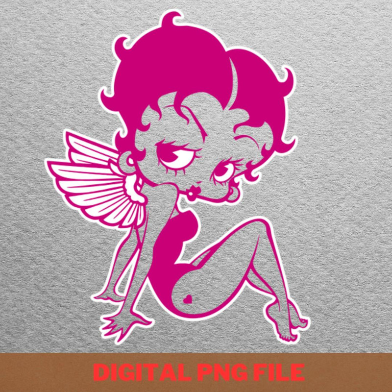 Betty Boop Cupid Valentine - Betty Boop Heart PNG, Betty Boop PNG, Patent Image Digital Png Files.jpg