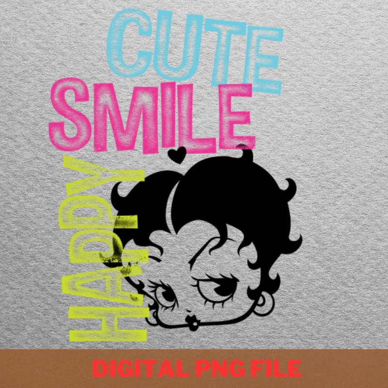 Betty Boop Cute Smile Happy - Betty Boop Queen PNG, Betty Boop PNG, Patent Image Digital Png Files.jpg