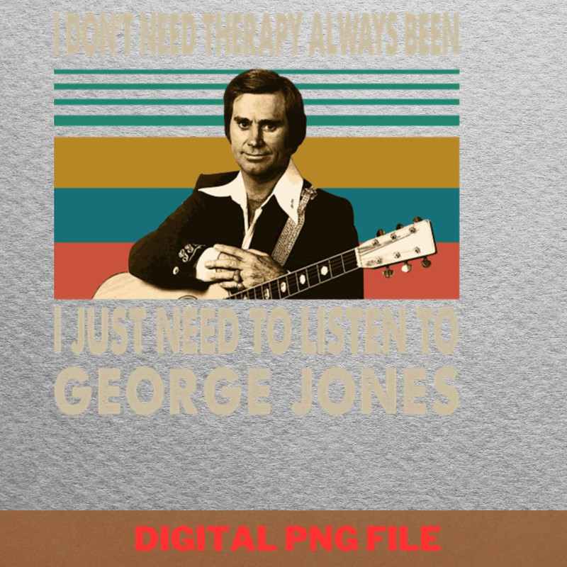 George Jones Behind The Lyrics PNG, George Jones PNG, Outlaw Country Digital Png Files.jpg