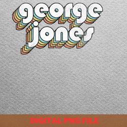 george jones heartbreak tracks png, george jones png, outlaw country digital png files