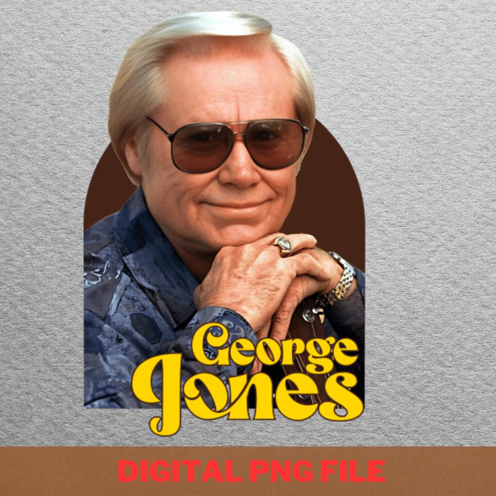 George Jones Industry Respect PNG, George Jones PNG, Outlaw Country Digital Png Files.jpg