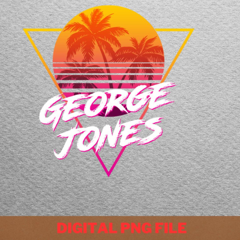 George Jones Love Ballads PNG, George Jones PNG, Outlaw Country Digital Png Files.jpg