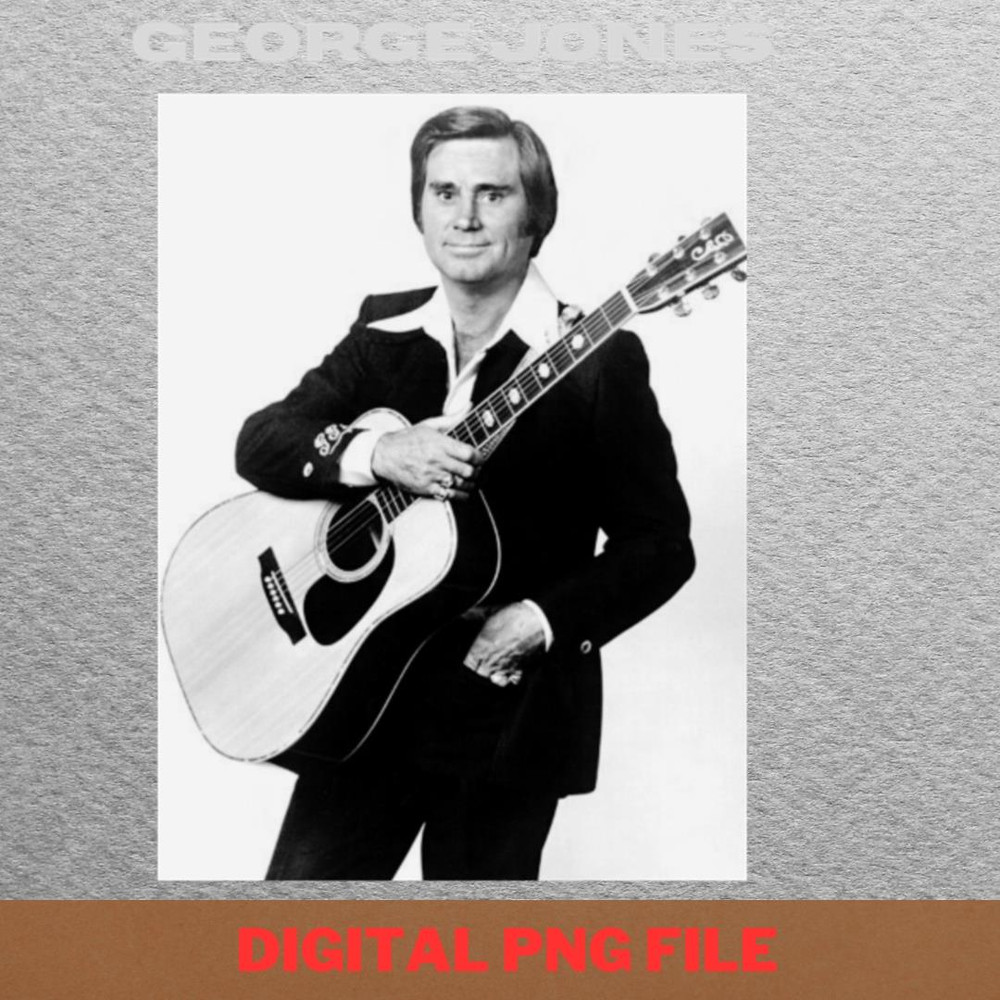 George Jones New Releases PNG, George Jones PNG, Outlaw Country Digital Png Files.jpg