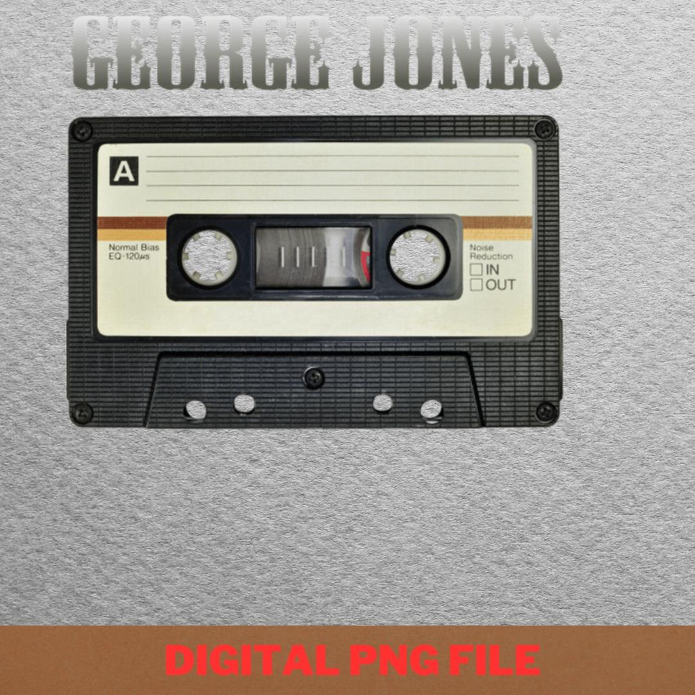 George Jones Retirement Announcements Considered PNG, George Jones PNG, Outlaw Country Digital Png Files.jpg