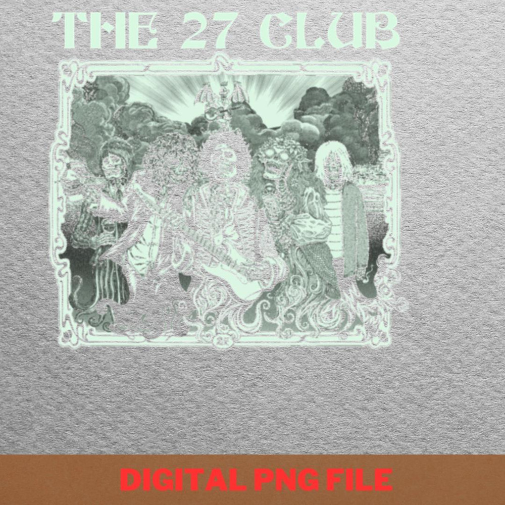 The 27 Club Celebrated Composers PNG, 27 Club PNG, Black Music Digital Png Files.jpg