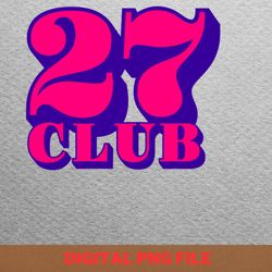 the 27 club eternal fame png, 27 club png, black music digital png files