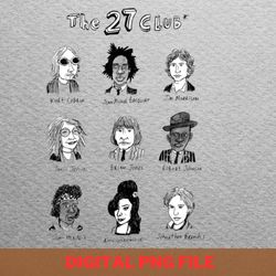 the 27 club evenfall serenades png, 27 club png, black music digital png files