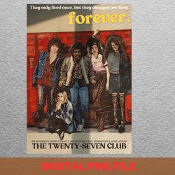 the 27 club forever young png, 27 club png, black music digital png files