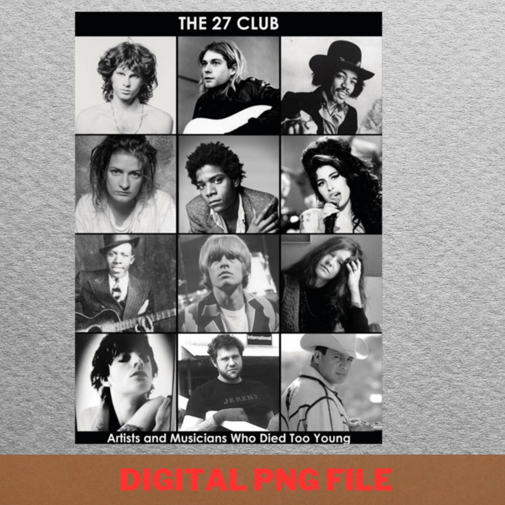 The 27 Club Harmonious Spirits PNG, 27 Club PNG, Black Music Digital Png Files.jpg
