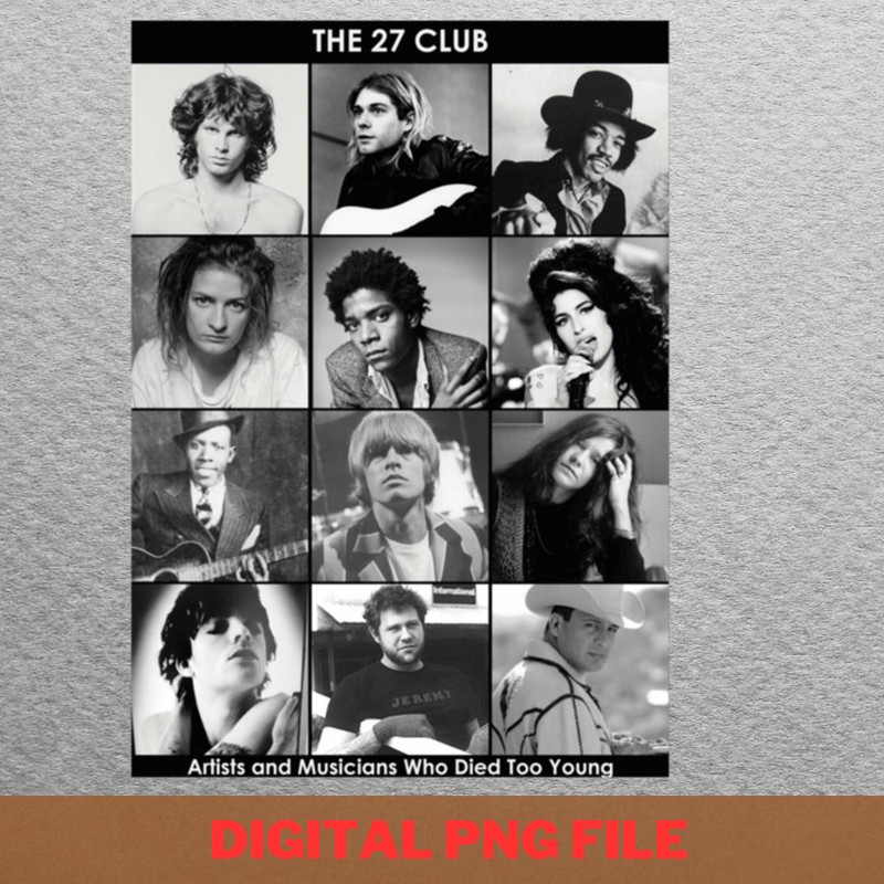 The 27 Club Harmonious Spirits PNG, 27 Club PNG, Black Music Digital Png Files.jpg